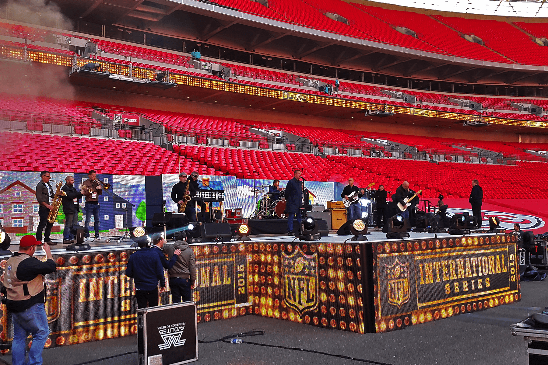 Madness at NFL International Series Stage Management