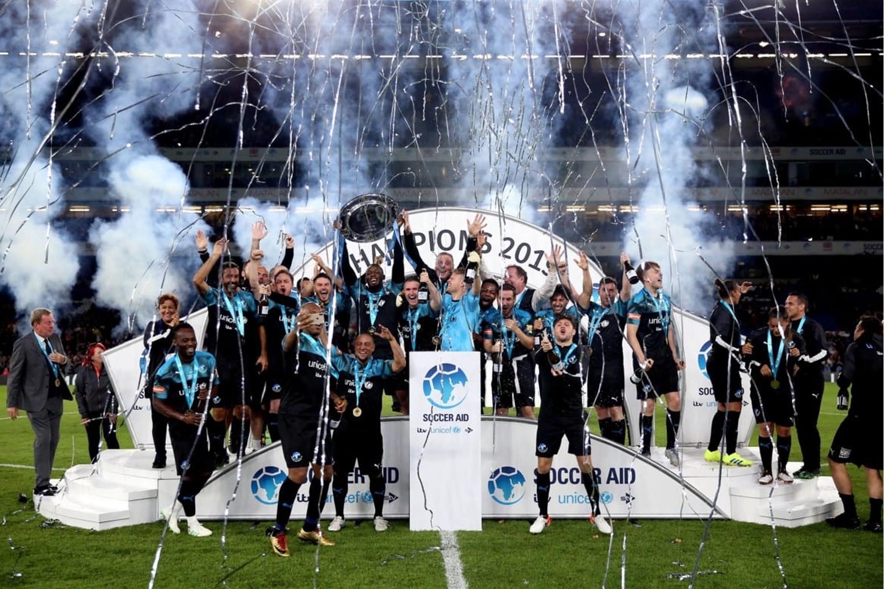 Sports Stage Hire at Soccer Aid 2019