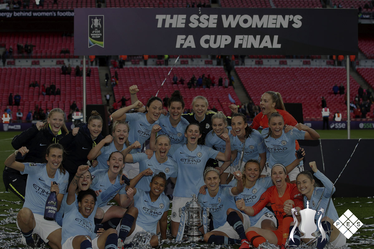 Women's FA Cup Final 2019 Winners Man City
