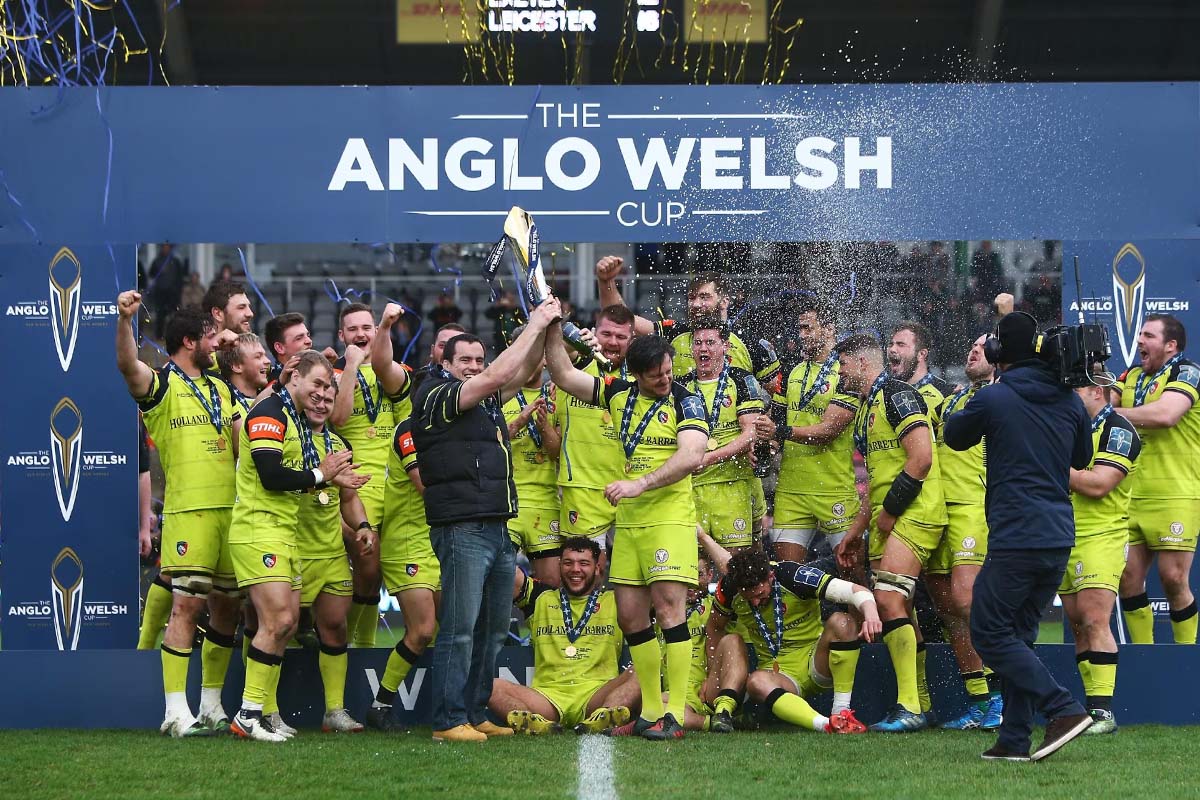 Presentation Stage for Anglo-Welsh Cup Final 2017