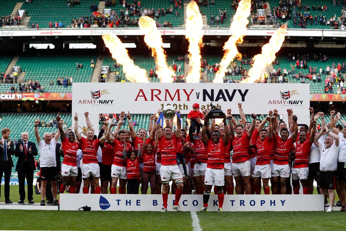 Stage for Babcock Trophy Army vs Navy 100th Match