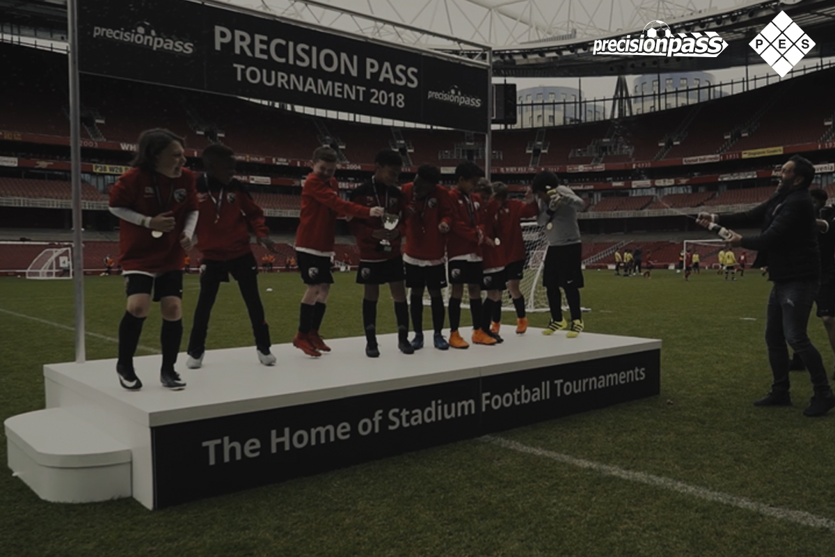 Winners Board Hire for Precision Pass Football Tournament 2018 Emirates Stadium