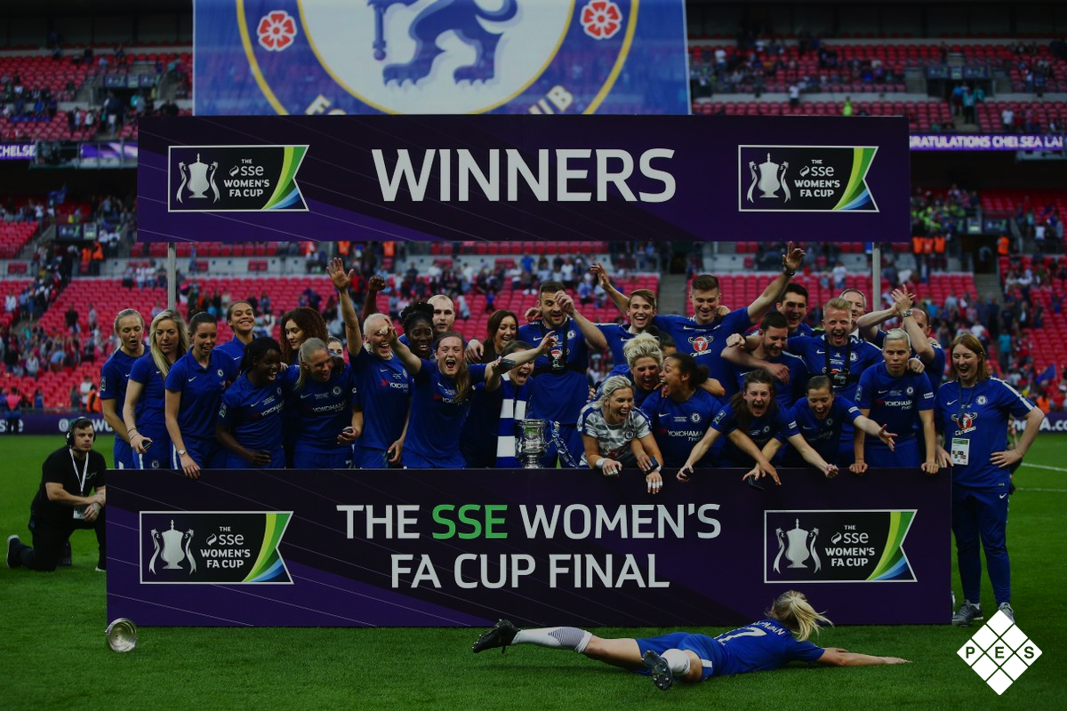 Women's FA Cup Final 2018 Winners Board Hire