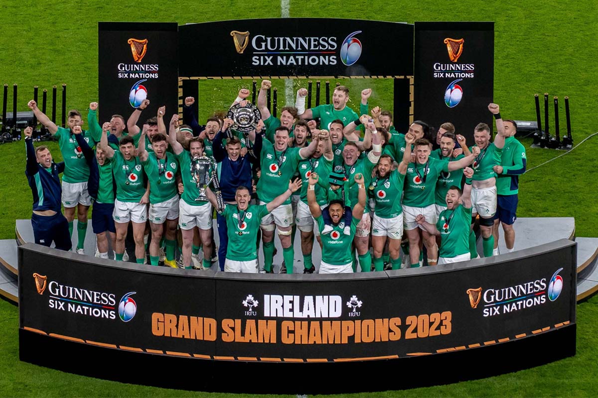 Sports Presentation Stage Hire for Guinness Six Nations 2023