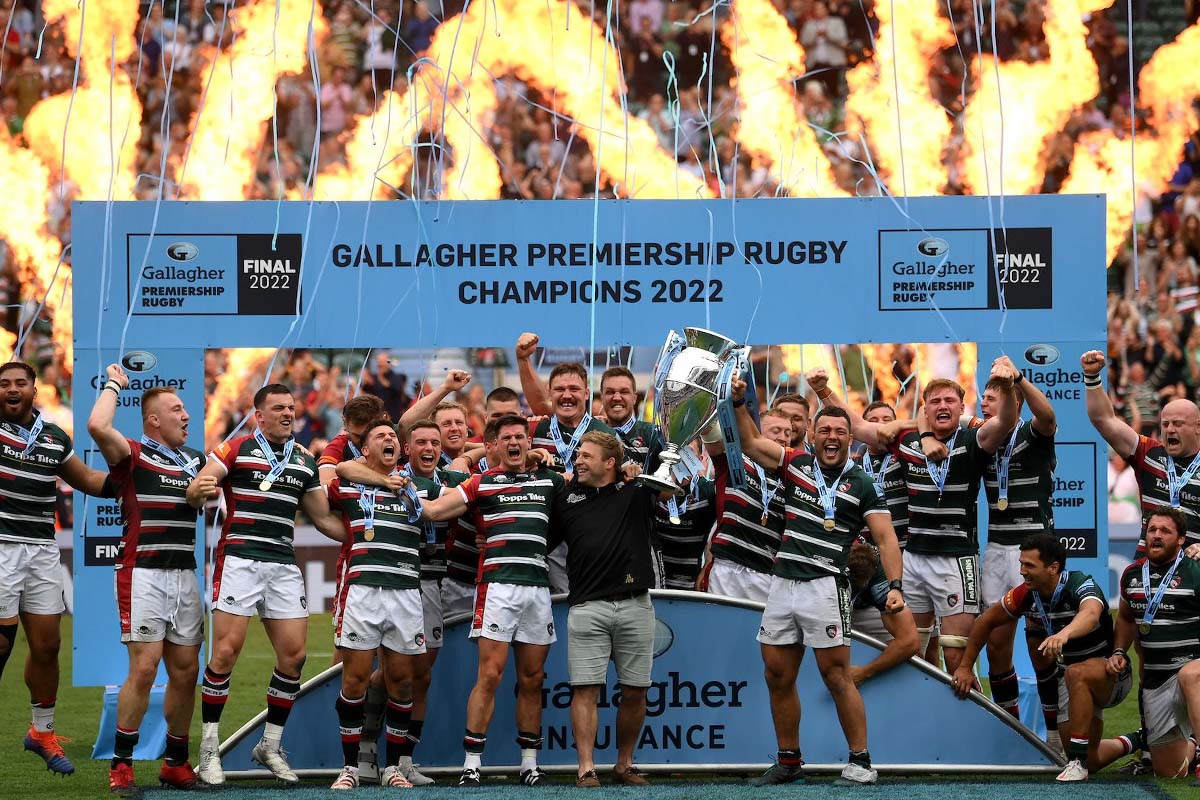 Sports Presentation Stage for Gallagher Premiership Final 2022
