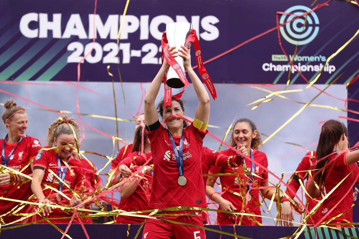 Winners Board FA Women's Championship 2022