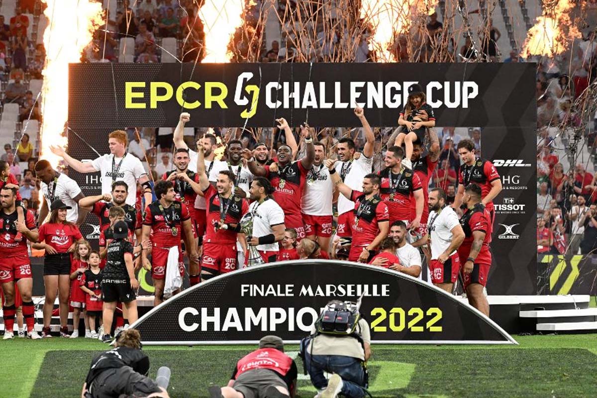 Sports Presentation Stage for EPCR Challenge Cup Final 2022
