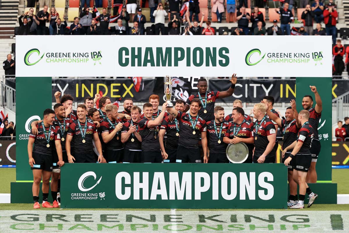 Legged Winners Board Stage for Greene King IPA Championship 2021
