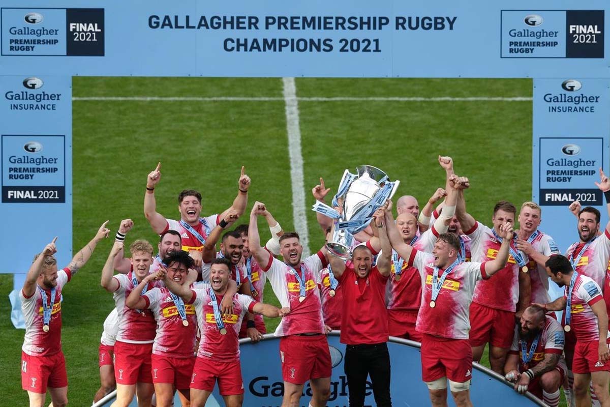 Sports Presentation Stage for Gallagher Premiership Final 2021