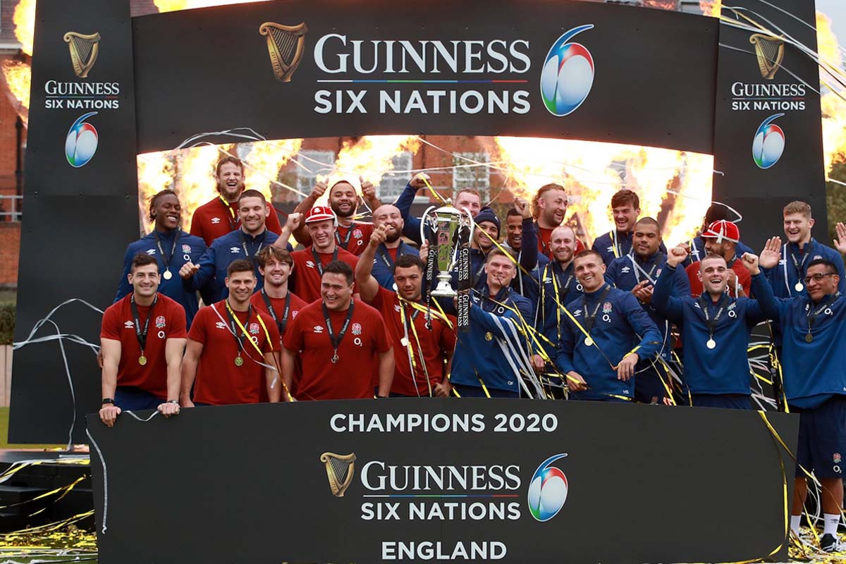 Sports Presentation Stage for Six Nations England Winners 2020