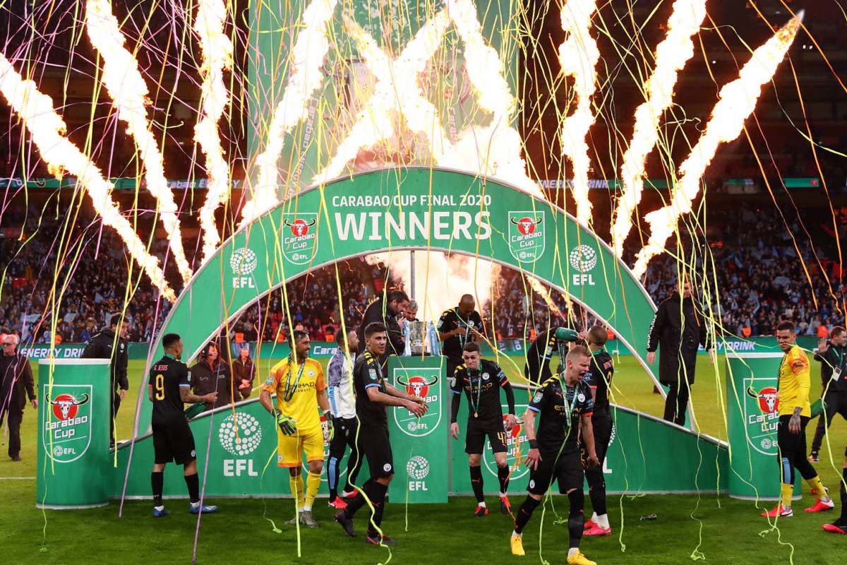 Sports Presentation Stage for Carabao Cup Final 2020