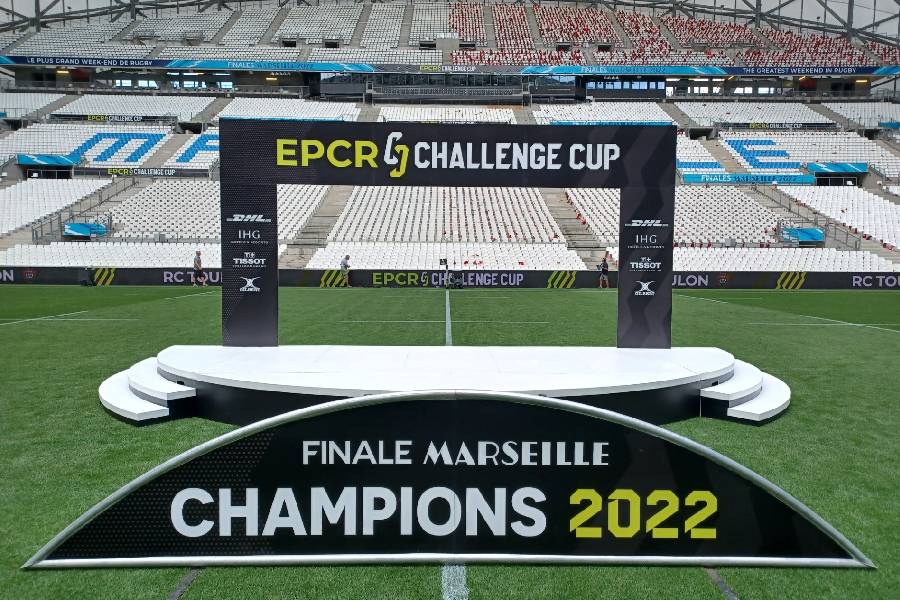 front panel stage EPCR challenge cup 2022